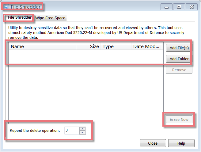 File Shredder Glarysoft Knowledge Base